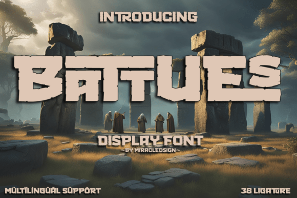 Battues Font: Bold & Dramatic