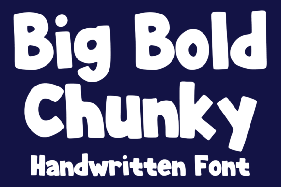 Big Bold Chunky: The Display Font That Makes Small Brands Memorable