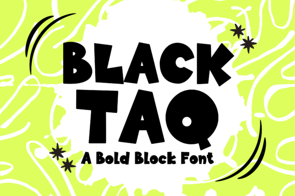 Blacktaq Font: A Bold Display Typeface for Small Business Branding