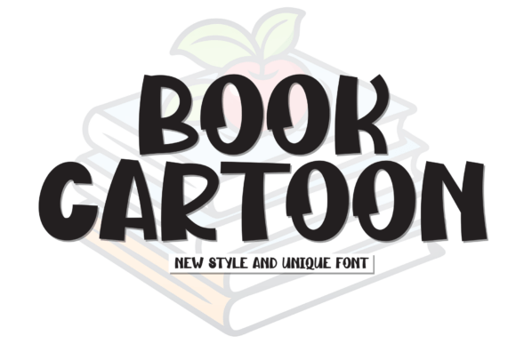 Book Cartoon: A Playful Display Font for Editorial Design