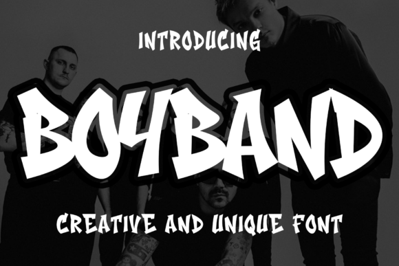 Boyband Font: A Minimal Display Typeface for Clean Web Layouts