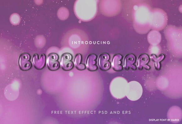 Bubbleberry Font Review