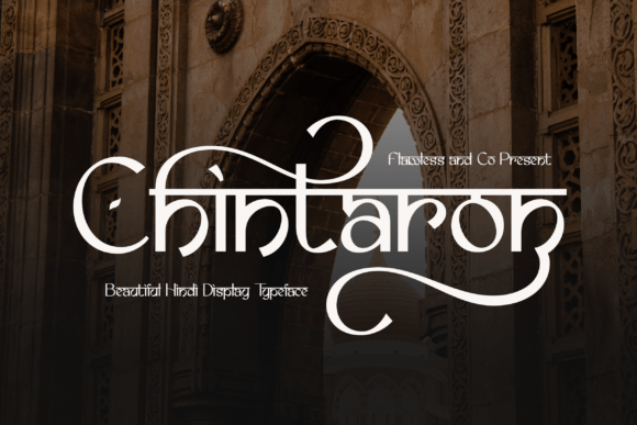 Chintaron: A Hindi Display Font for Brand Identity and Design