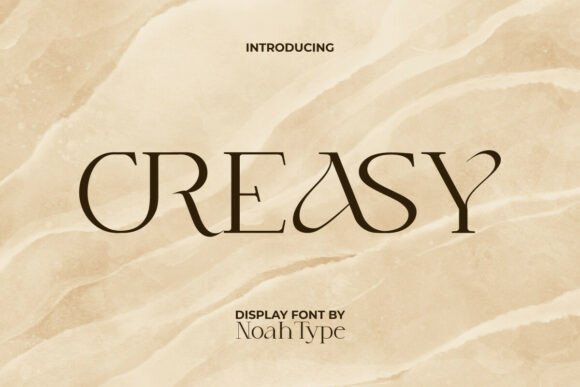 Creasy Font for Elegant Design