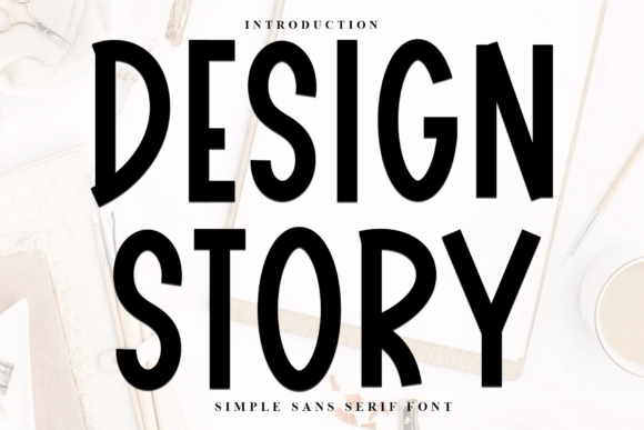 Design Story Font for Handmade Product Labels and Seasonal Crafts