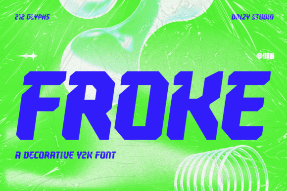 Froke: A Bold Display Font for Modern Brand Identity