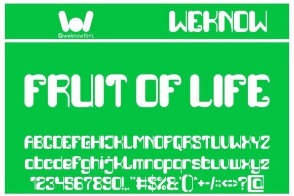 Fruit of Life: A Display Font for Thoughtful Editorial Design