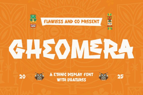 Gheomera: A Bold Display Font