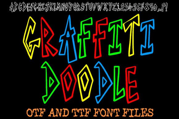 Graffiti Doodle Font for Bold Design