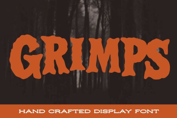 Grimps: A Hand-Drawn Display Font for Rugged Branding