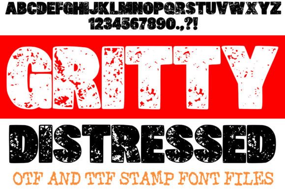 Gritty Distressed: A Display Font for Editorial Design