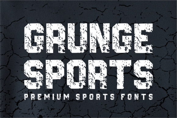 Grunge Sports Font for Powerful Small Business Branding