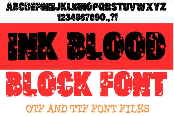 Ink Blood Display Font Review: Raw Energy for Editorial Design