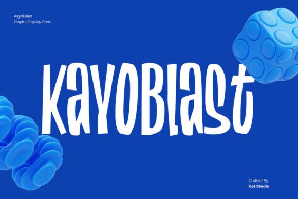 Kayoblast: Bold Font for Digital Campaigns
