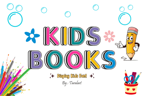 Kids Books Font for Creative Makers