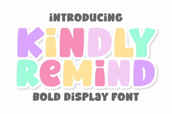 Kindly Remind Font for Web Design