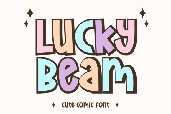 Lucky Beam Font: A Playful Display Typeface for Bold Campaigns