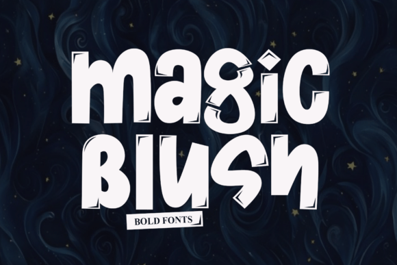 Magic Blush Font for Handmade Labels and Playful Branding