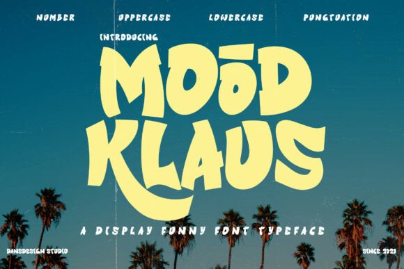 Mood Klaus – Fun Display Font