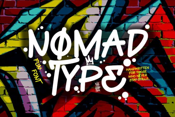 Nomad Type Brings Street Art Edge to Campaign Design