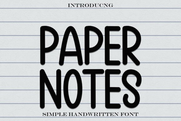 Paper Notes: A Sweet Cursive Font for Gentle Branding