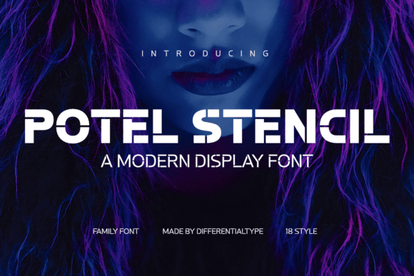 Potel Stencil: A Bold Font for Business