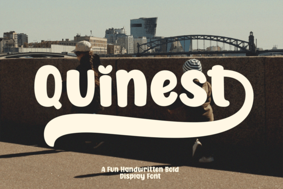 Quinest: A Bold Playful Handwritten Font for Craft Businesses