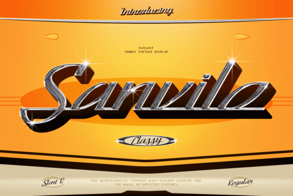 Sanvilo Font for Creative Campaigns