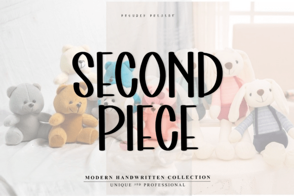 Second Piece: A Bold Handwritten Display Font for Editorial Design