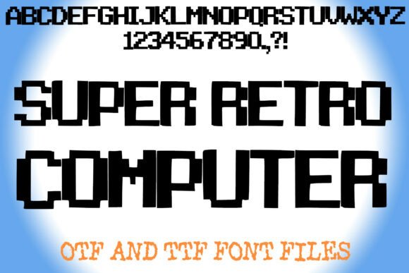 Super Retro Computer Font