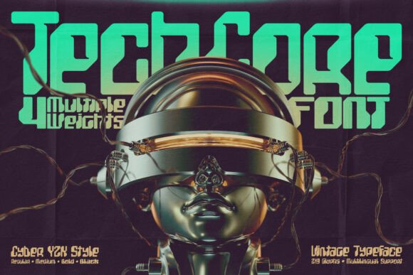 Techcore Font for Bold Branding