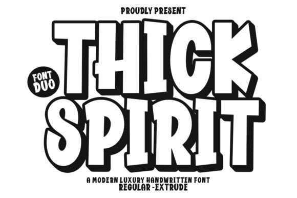 Thick Spirit Font for Web Design