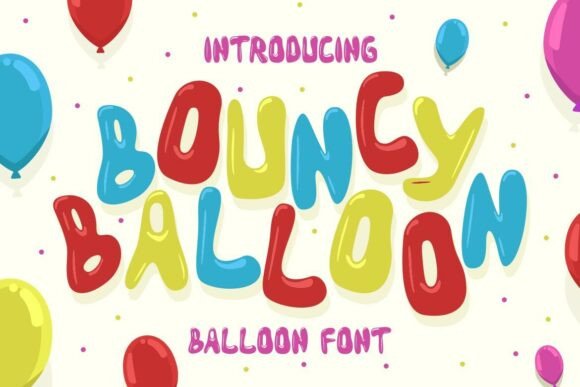 Using Bouncy Balloon Balloon Font for Playful Web Design Projects
