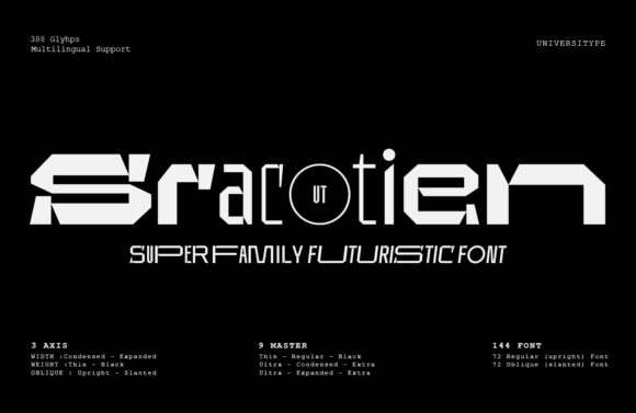 Ut Sracotien Font for Creative Makers