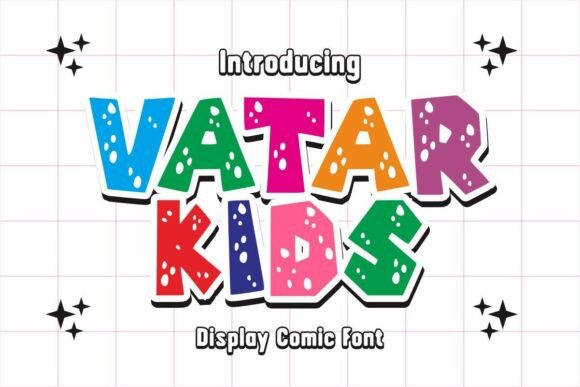 Vatar Kids Font for Creative Design